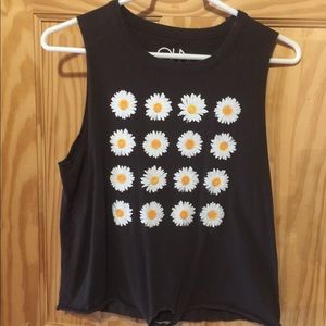 GIRLS SLEEVELESS DAISY T SHIRT